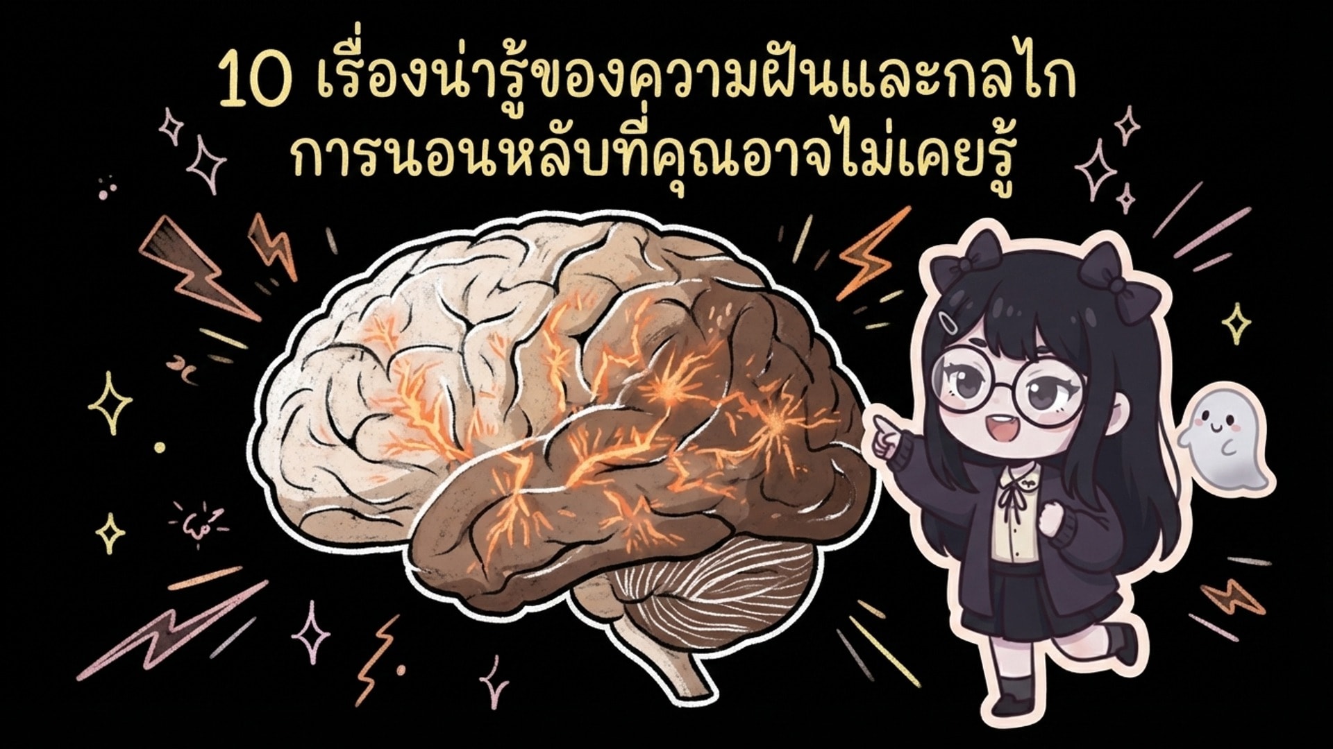 ถอดรหัสลับยามนิทรา: 10 ความจริงที่สมองของคุณทำขณะที่คุณหลับ
